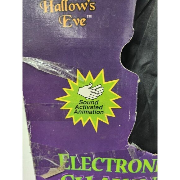 VINTAGE Electronic Shaking Skeleton 5 Ft Tall Lights Sound Halloween Decor - Picture 4 of 7